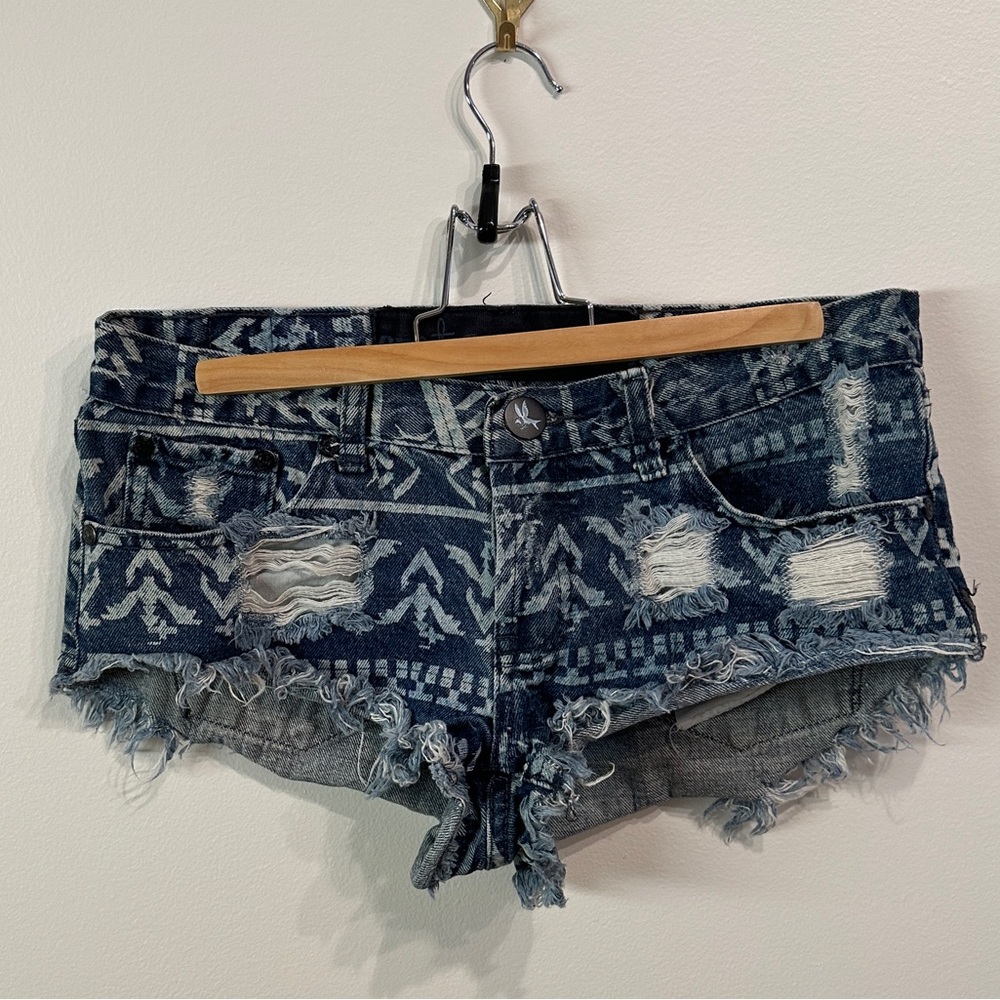 Bonita Low Rise Cutoff Denim Shorts